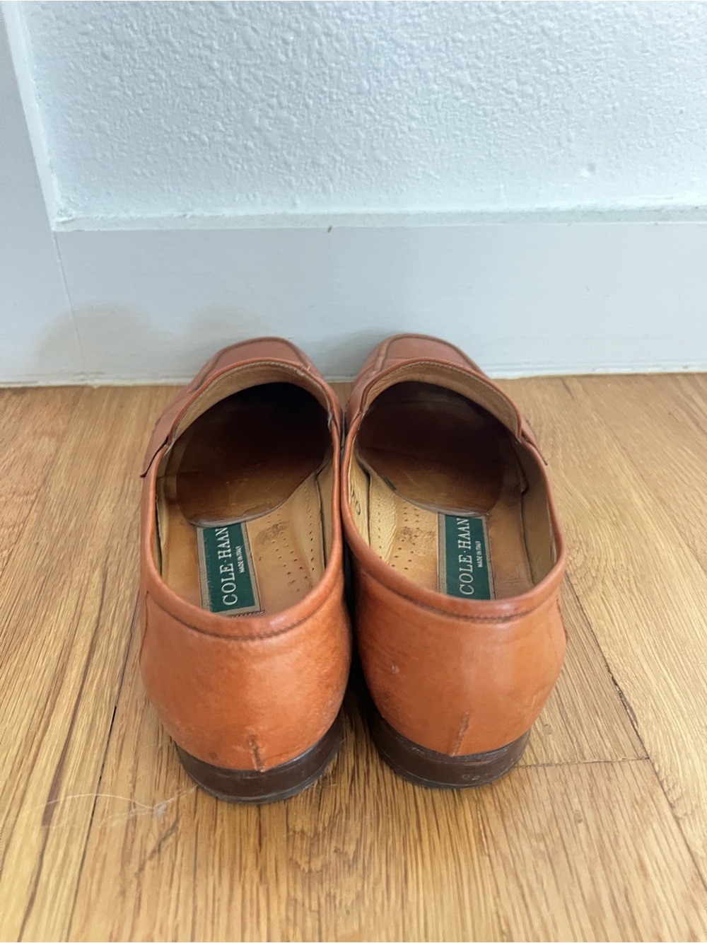Cole Haan Brown Leather Penny Loafers - Picture 3 of 7